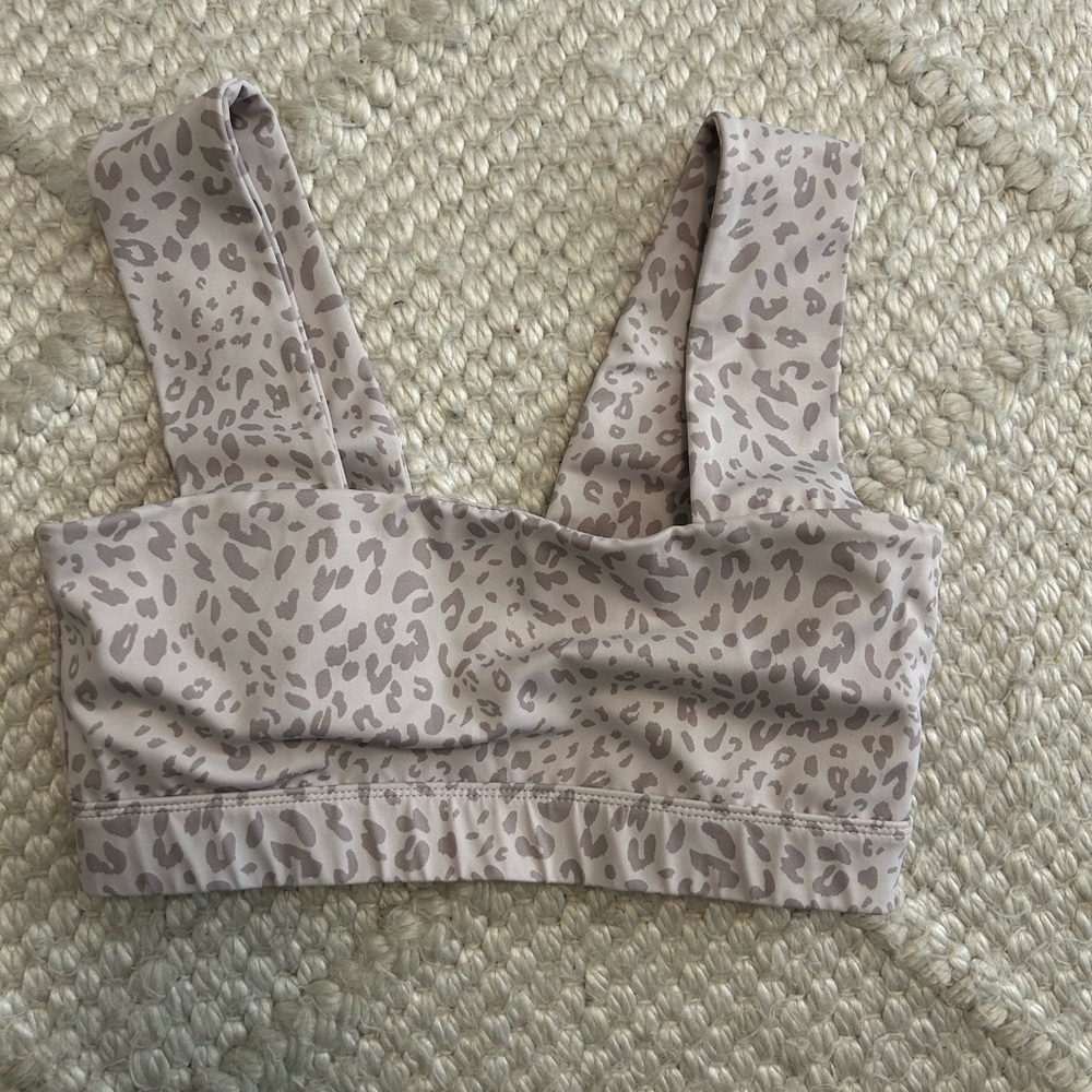 T.J.Maxx Taupe Animal Print Bralette